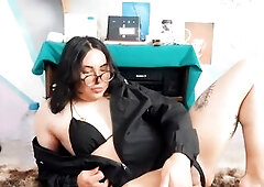 Papi gran polla follada anal TINY CHICA TRANS, creampie anal transexual cum