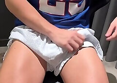 Horny Soccer Player Bends Over & Shows Off Everything HOT Perfect Ass