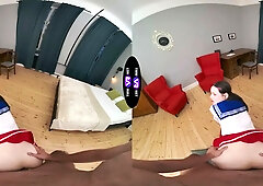 Dakota doll's costume play taunt ends with hard Doggy Style - tmwvrnet