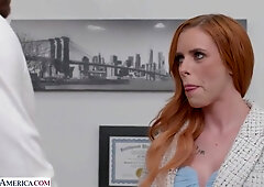 Jessica Aaren - Sexy Boss Wants Satisfy Her Pussys Well Being