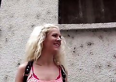 German Scout - 1st Anal Sex for slim Teen Monique