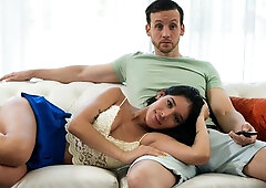 Gorgeous brunette Carolina Guerrero is enjoying intensive penetration