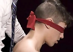 Hot Young Fit Latino Mormon Boy Blindfolded Fucked By Leader