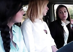 Those cute cuties will get u slutty in no time with their carnal banging