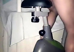 Teen big Bubble butt ass booty riding a dildo and workout