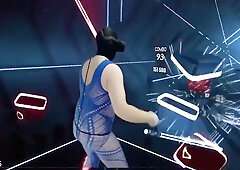 Beat Saber 1 Part 3of4 Open Underware Mixed Vr