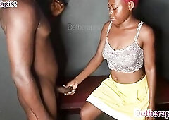 This babe Promised to Handle My Large Ebony Penis and This babe Delivered