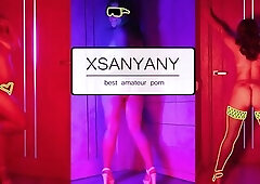 CLOSE UP: MOST EXCELLENT Milking Throat for your JOCK! Sucking Ramrod ASMR, Tongue and Lips ORAL-JOB DOUBLE EJACULATION -XSanyAny