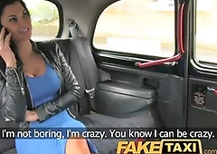 FakeTaxi Sex starved career woman in lunch break sex tape