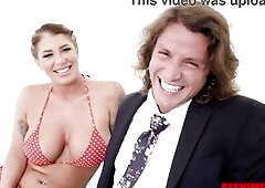 Lolly Dames Yields To Jay Romero's Large Hard Penis To Screw Her!