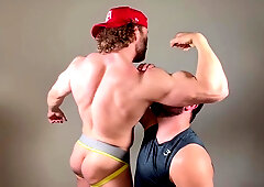 Muscle Stud Makes Boy Sniff Pits