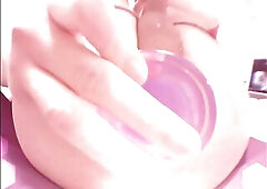 LARGE BUTT SISSY DOXY HANDSFREE CUMMING FROM ANAL SEXTOY DURING THE TIME THAT WATCHING SISSY [BONUS SISSYGASM]