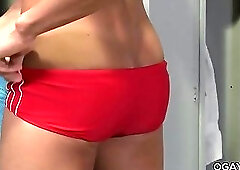 Locker room fun - Marcus Isaacs, Austin Keyes