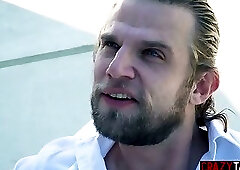 Hot MILF with big ass Cherry Kiss deep ass fucking after giving a blowjob