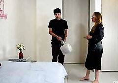 I LET MY STEPSON'S MOST EXCELLENT ALLY SCREW ME IN THE BUTT AFTER A ADMIRABLE MASSAGE.