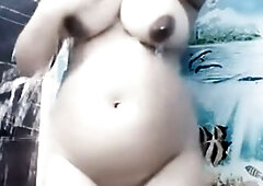 Shower snatch melons Muslim auntie