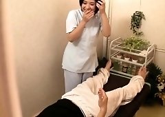 Alluring Japanese masseuse satisfies her hunger for cock