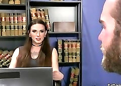 Tranny boss anal fuck pervert employee