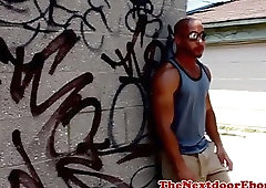 African gay hunk pumping white ass