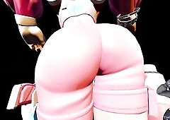 Ayla Winn (Pink style) dancing with a big butt