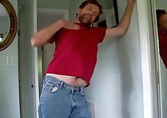 Slow seduction in jeans