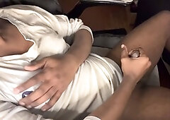 Gay guy jerking off, caught masturbating, caught