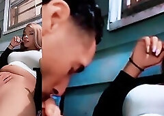 Lightskin Ebony Ts Gets Her BBC Sucked