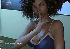 Big City Pleasures Sexy Girls Are Watching A Horror Movie Ep 19