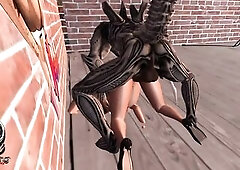 Anita Cock's Taken By An Alien Scene