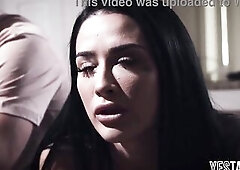 Poly pair cheer up large bazookas hairless black ally with a three-some