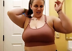 DaneJones HD Natural big boob girl masturbates