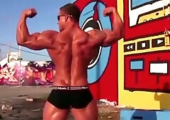 Brad Rowe Sexy Posing and Working Out 2