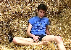 Palmer has solo masturbation in the barn