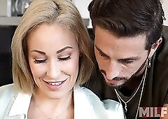 Stepmom Lucas Frost talks dirty with stepdad Ryan Keely while getting pounded