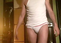 Caught by my cousin luving my full salute around home