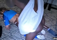 Stacy Snake Brunette Interracial Anal Foursome