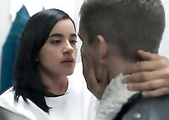 Mexican actress Paulina Gaitan is naked in the dressing from Diablo Guardian s01e02, In this hawt scene, this babe removes the brassiere and flashes h