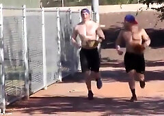 Folks Tyler Hanson and Zane Penn roll fuc after ball game