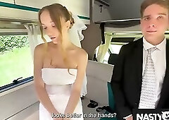 Nasty Club - Sexy bride Polly Youngs Cuckold Sex Video