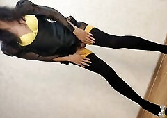 Sissy Ponyboy Showing her flawless body and suit