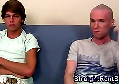 Twink sucks straighty