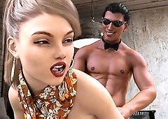 All the steamy action from the game in business style, scene three part two