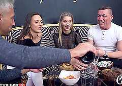 WeCumToYou - Shy Swingers Losen Up with Hard Fuck