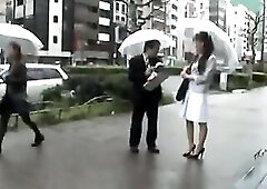 This pick-up artist is like a Japanese version of Ed Powers in his early days. Of course, our JAV hero bribes them right on camera. Very hot episode. 