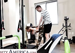 Naughty America Richelle Ryan Works up a Sweat Fucking Sons Friend