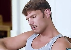 Big dick gay anal sex and cum in mouth