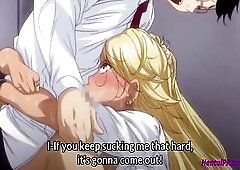 anime, creampie, golden-haired, oral-sex, large booty, spunk fountain, mother i'd like to fuck, large titties, Bang My Lewd Golden-Haired Stepmom