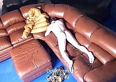 Canadian guy gets off solo on the couch