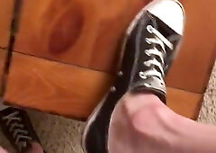 AndyisBi's hot solo stream: Jerking off, giving head, and getting drenched in cum