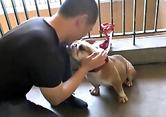 Sultry black milf offers wet honey hole to lucky Asian guy